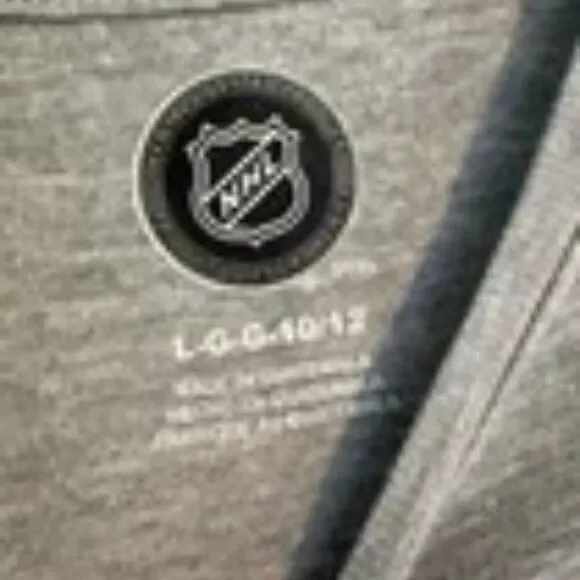 Boston Bruins Youth T Shirt Girls Large 10/12 Gray NHL Hockey Tee NWT - Picture 3 of 5